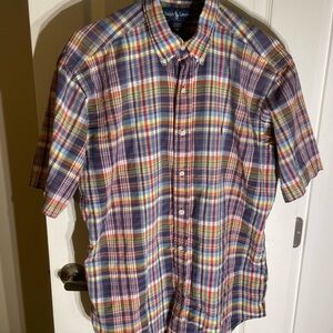 Ralph Lauren Men's Colorful Plaid Button-Down Shirt
